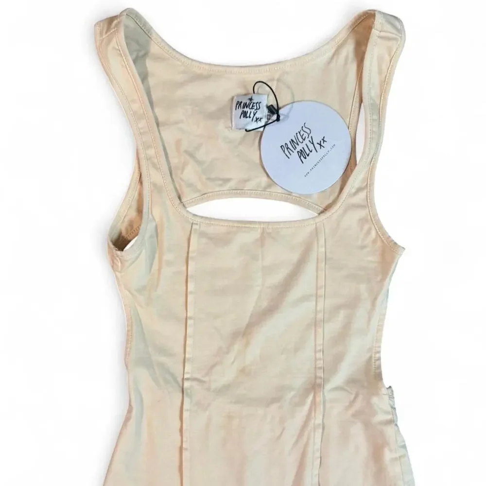 NWT Princess Polly Ayla Midi Dress in‎ Cream size 0